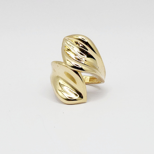 10K Anillo De Mujer - Diseño De Concha