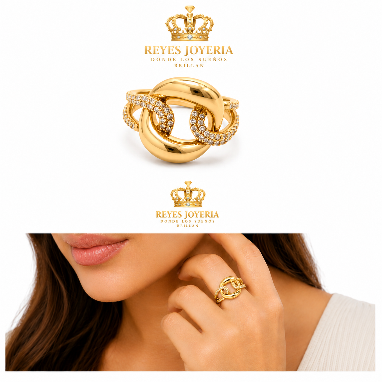 Anillo de mujer 10 kt