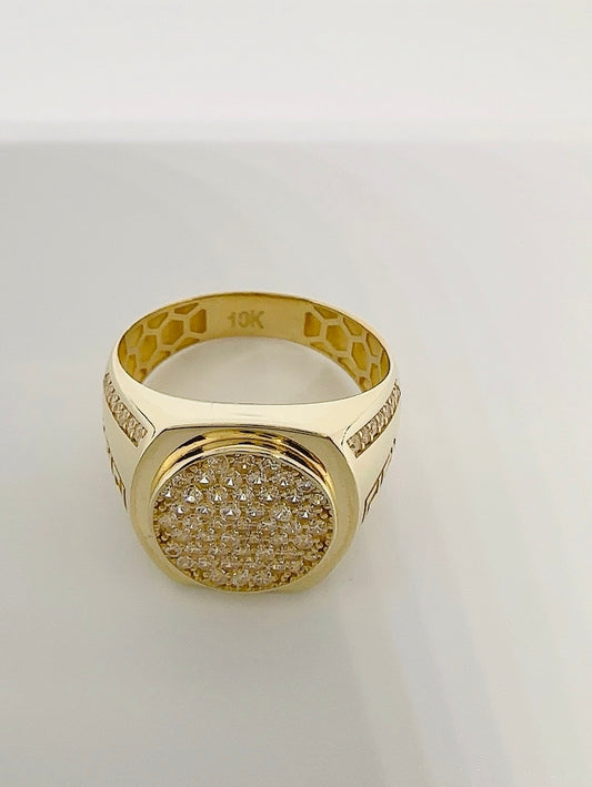 10k anillo de hombre