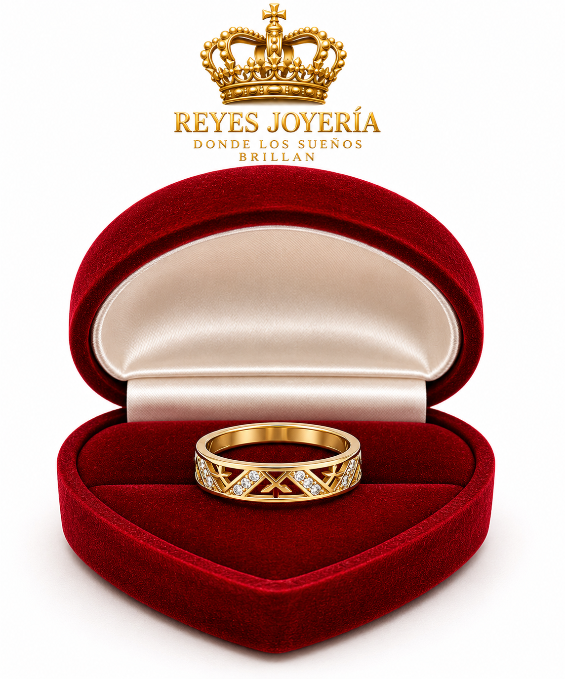 Anillo de hombre de compromiso 10 kt