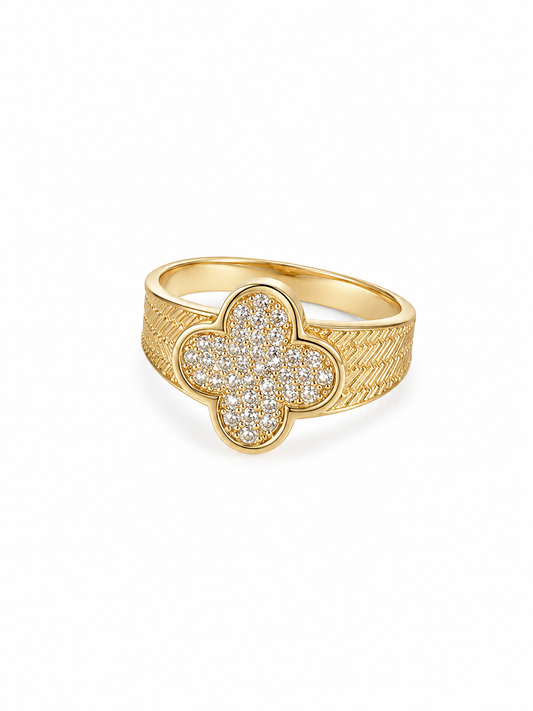 Anillo de mujer 10 kt con piedras