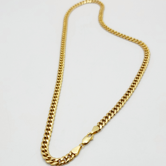 14K Cadena Semisolida- 20x5ML