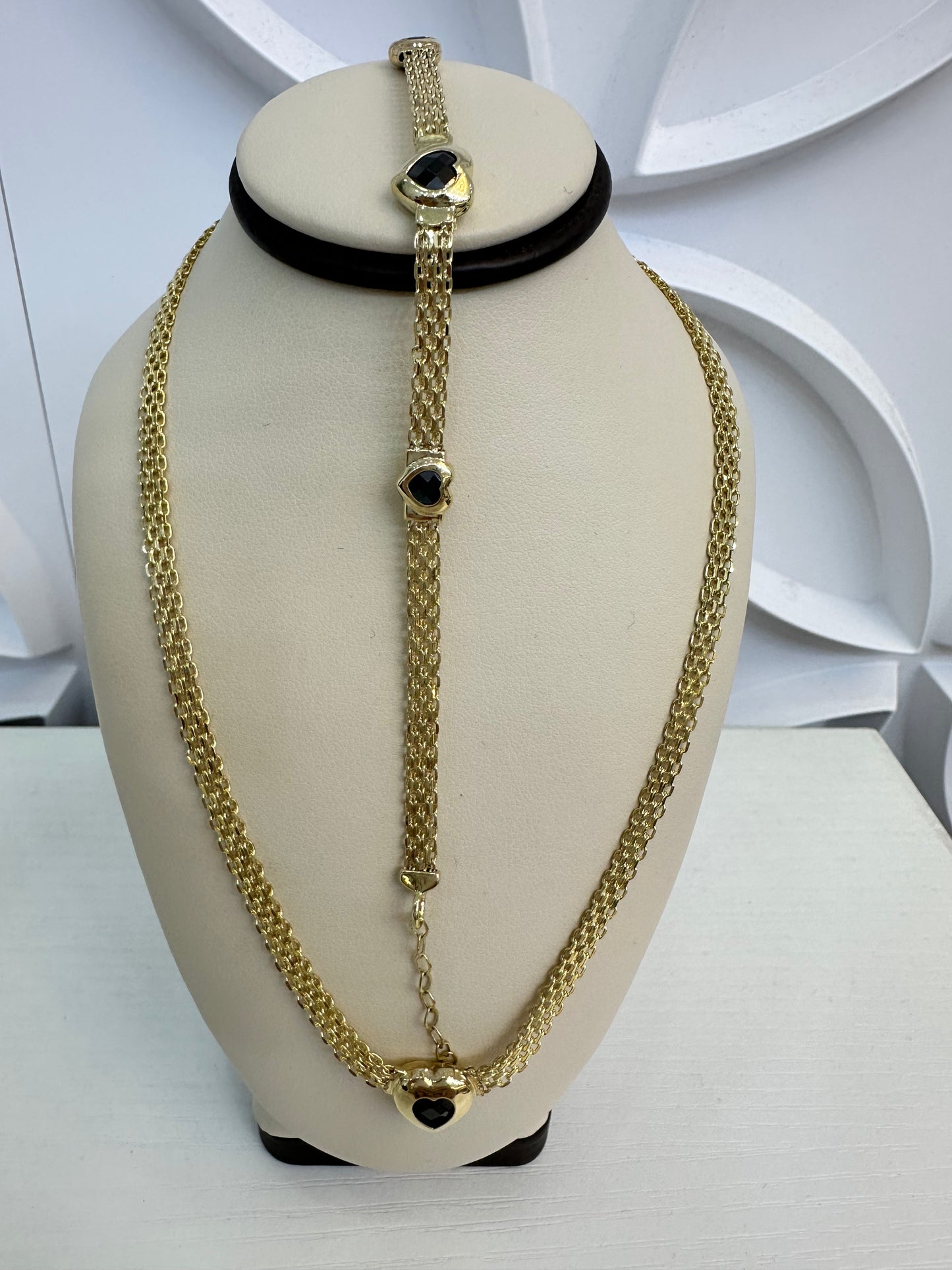 10K Set de gargantilla original italiana
