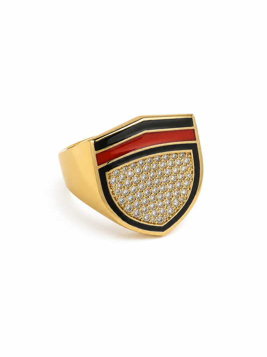 Anillo de hombre super hermoso 10 kt