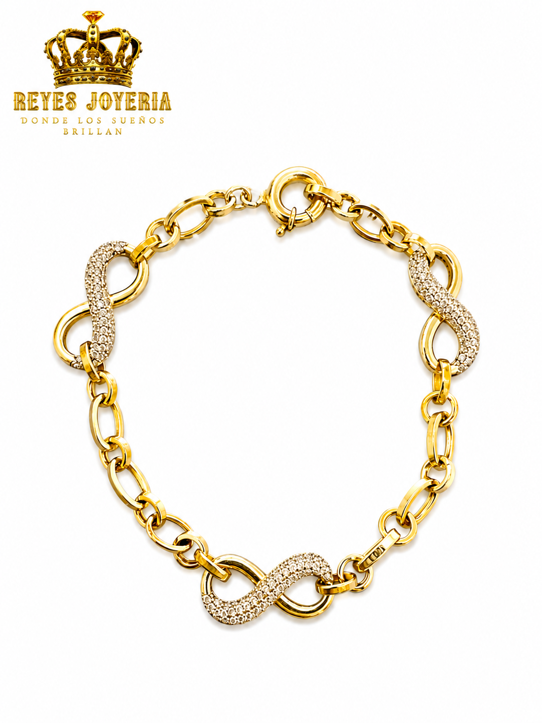 Brazalete 10 kt super hermosa