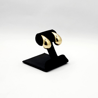 14K Aretes De Gotas Mediana