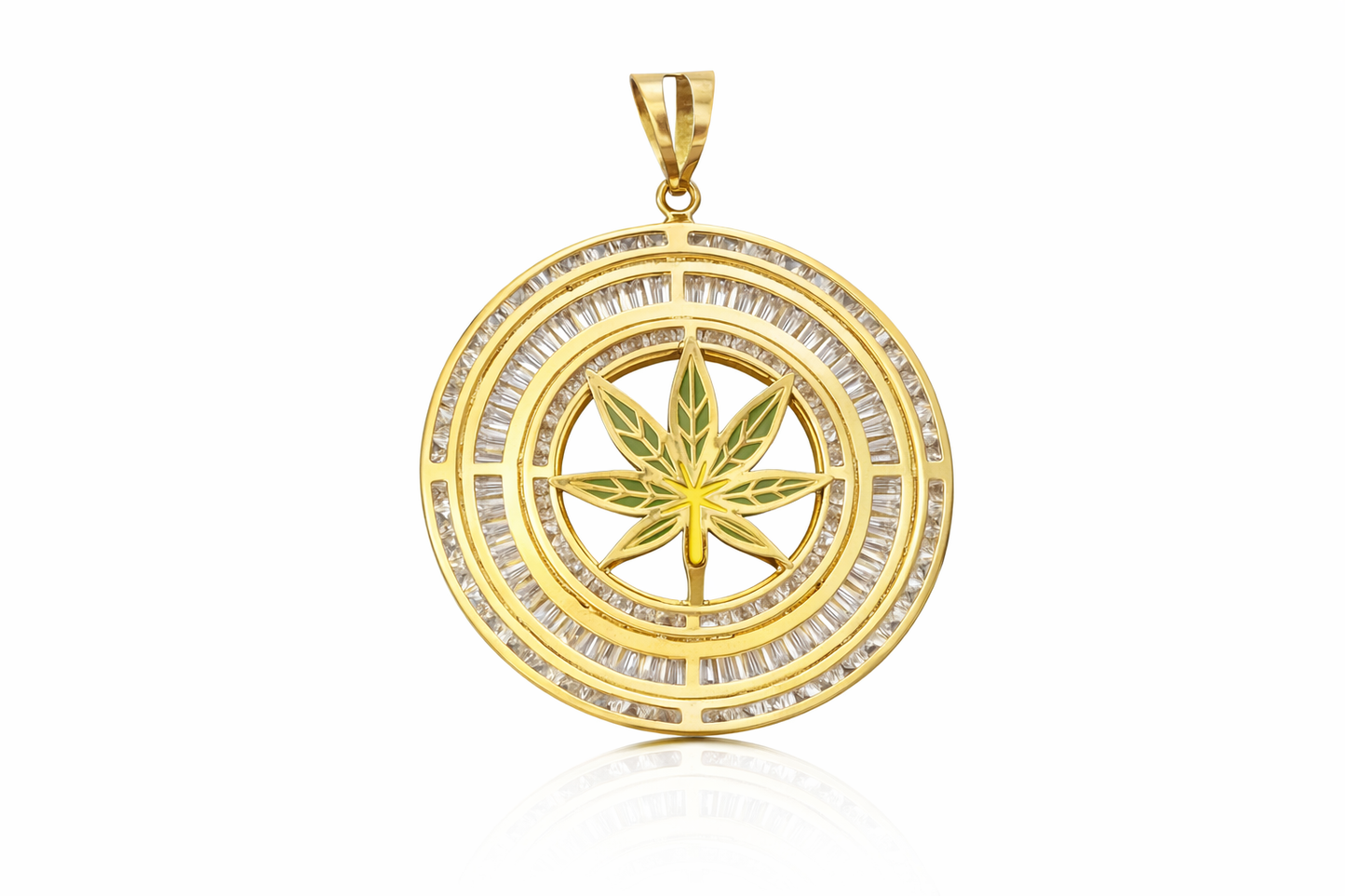 Dige 10 kt grande con piedras bague