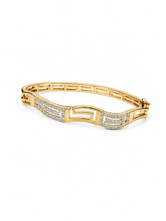 Brazalete de mujer con piedra 10 kt