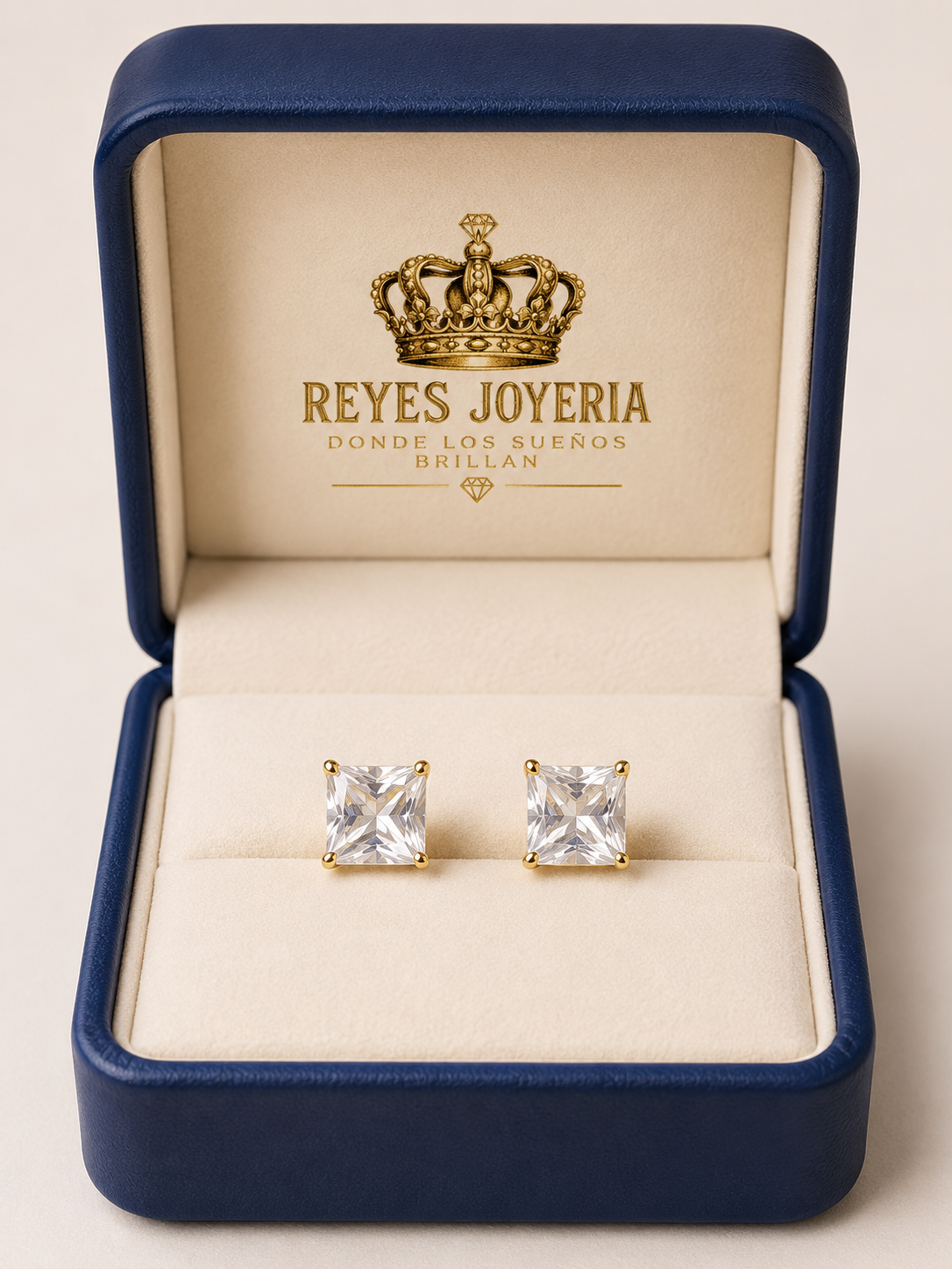 Aretes para hombre 10 kt