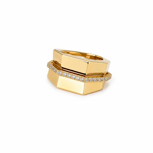 Anillo de mujer 10 kt hermoso