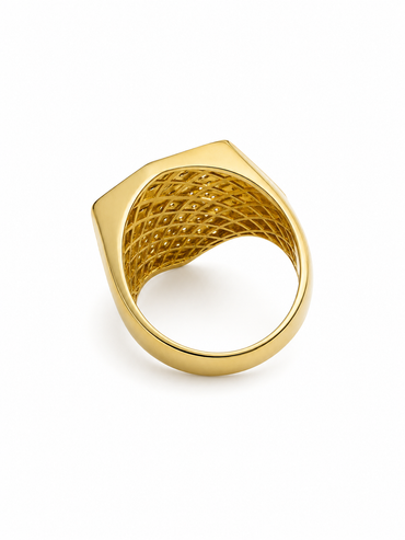 Anillo de hombre super hermoso 10 kt