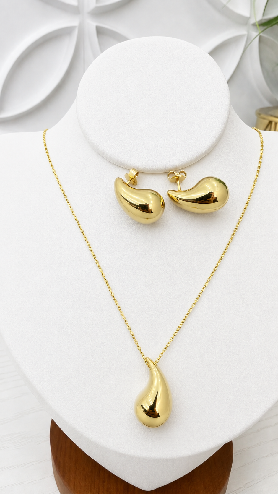 Set de gota grande  10 kt