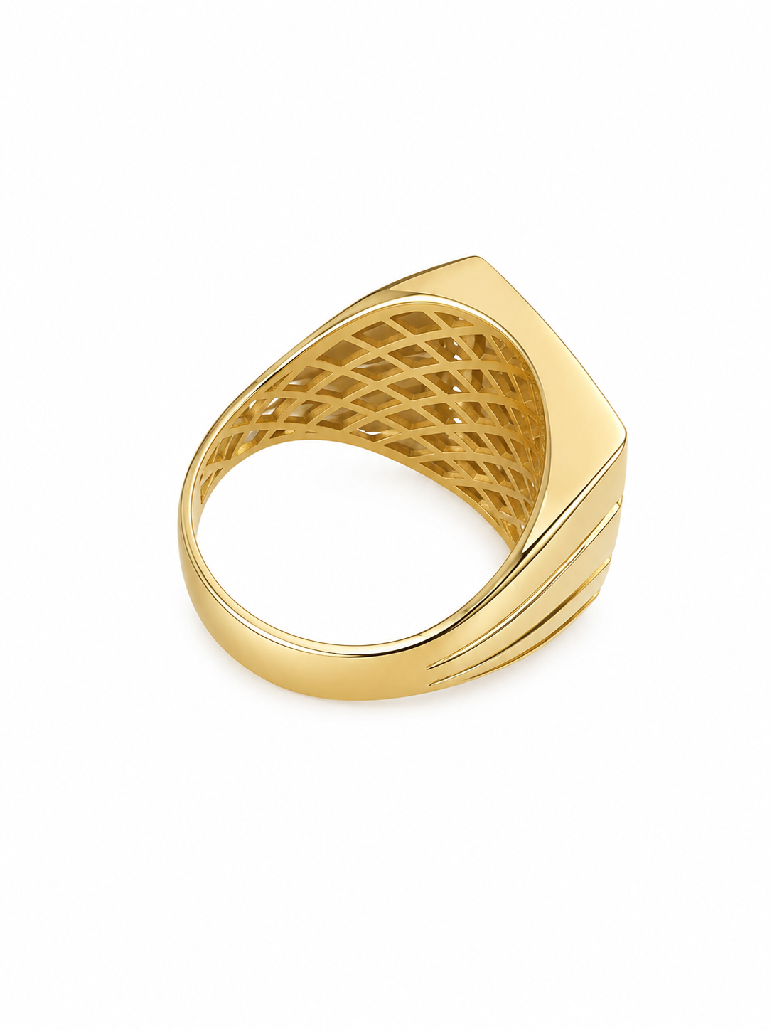 Anillo de hombre 10 kt con piedras hermosa
