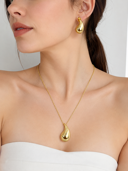 Set de gota grande  10 kt