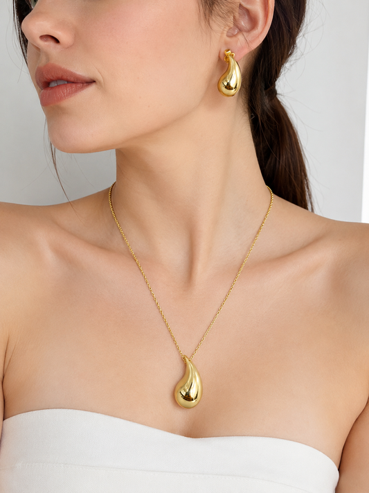 Set de gota grande  10 kt