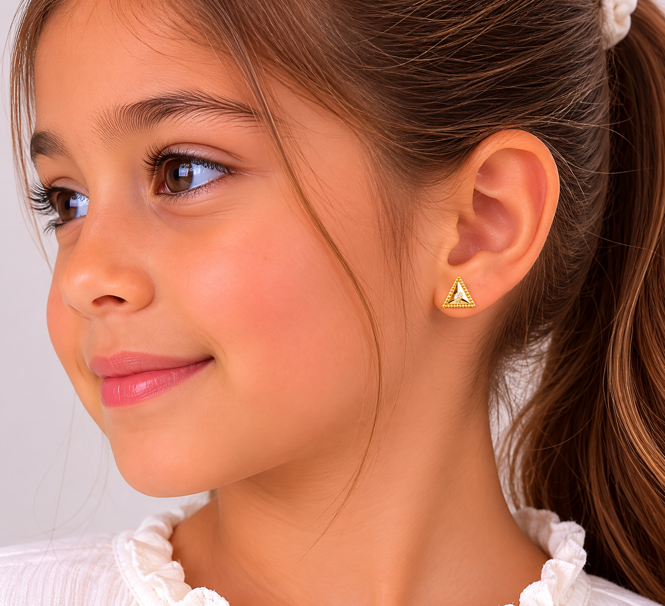 Pendientes para niña 10 kt