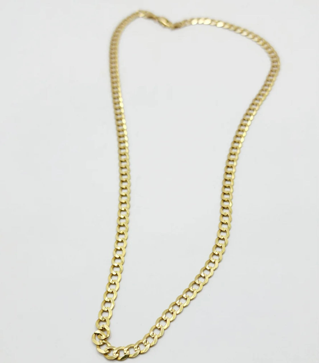 Cadena 14 k 22”por 5 mm