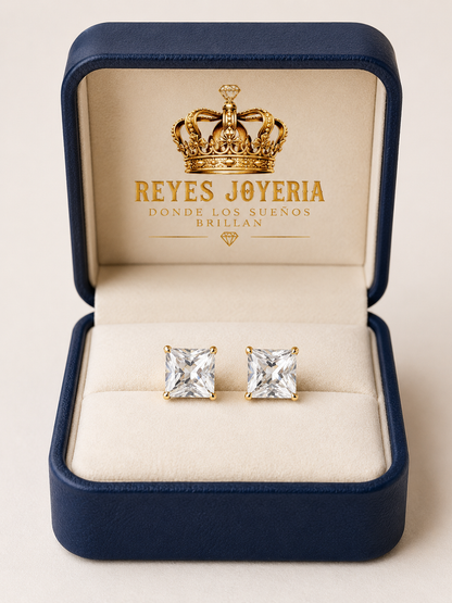 Aretes para hombre 10 kt