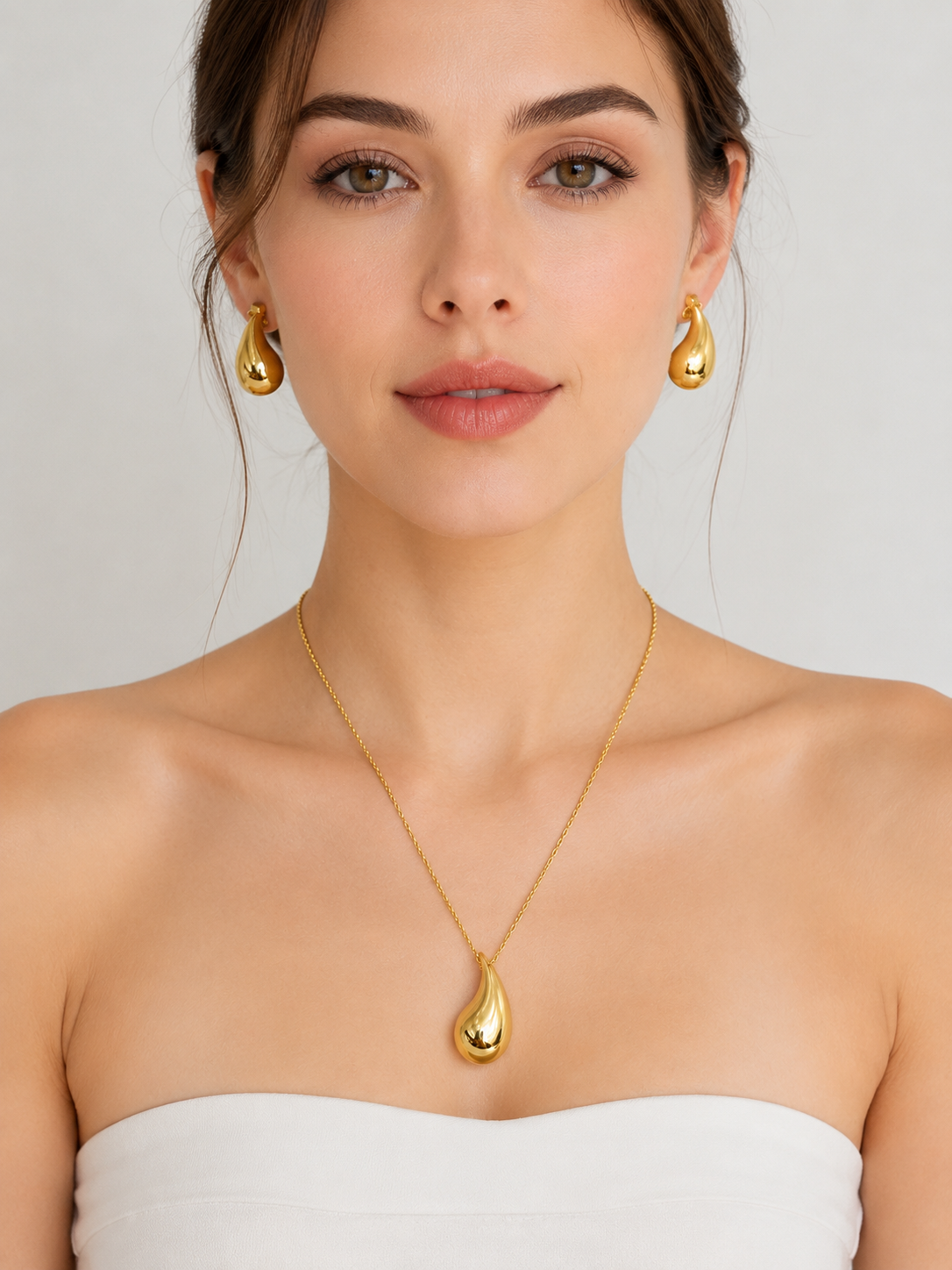 Set de gota grande  10 kt