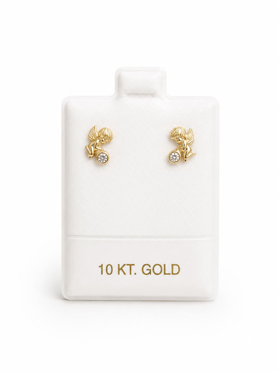Pendientes de niña de angel 10 kt