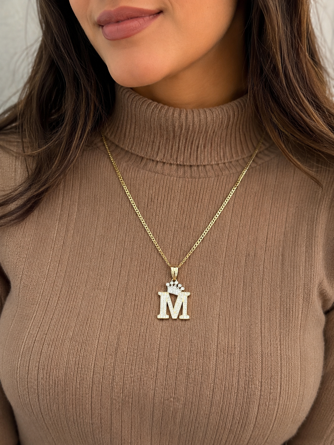 Cadena con dige M 10 kt