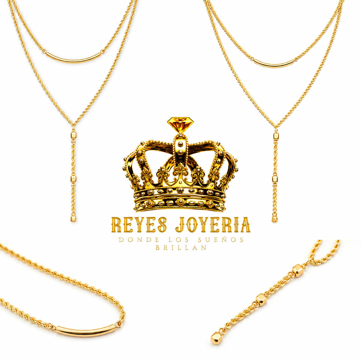 Cadena doble torcel 10 kt