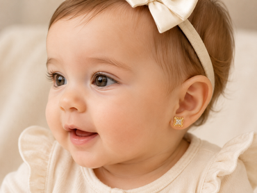 Pendientes de bb 14 kt