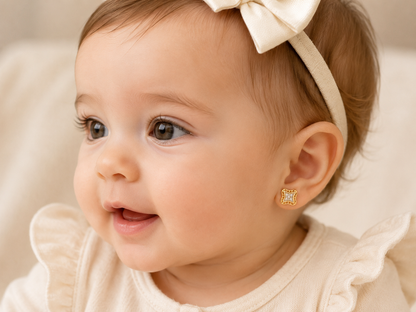 Pendientes de bb 14 kt