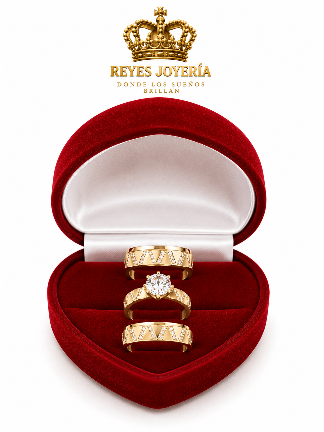 Anillo en trio 10 k
