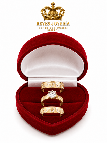 Anillo en trio 10 k