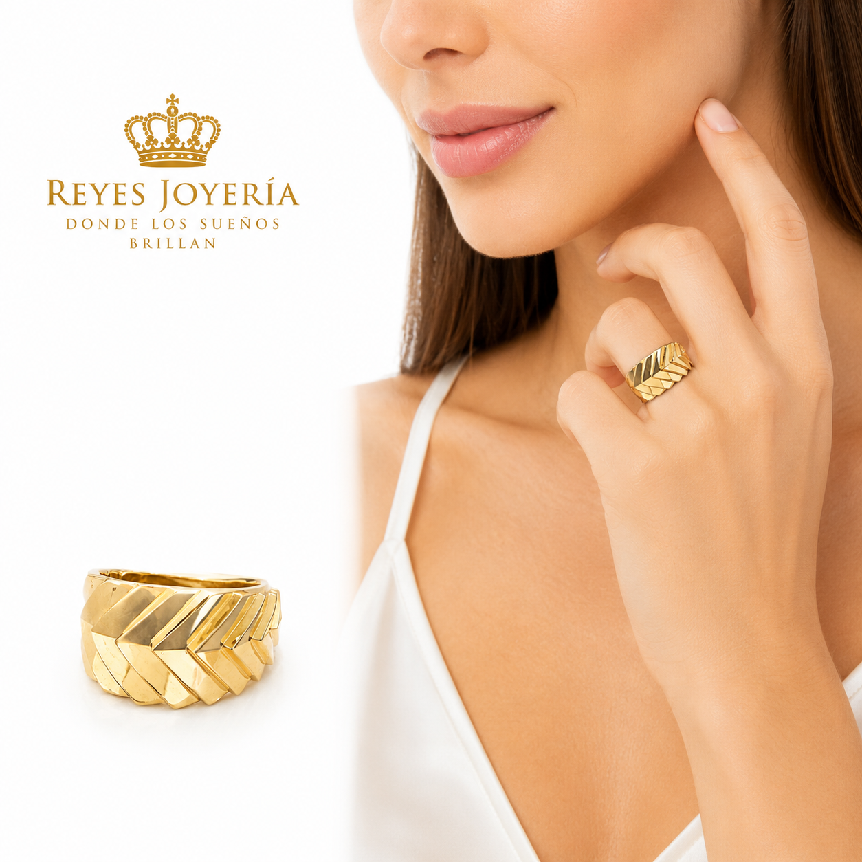 Anillo de mujer 10 kt